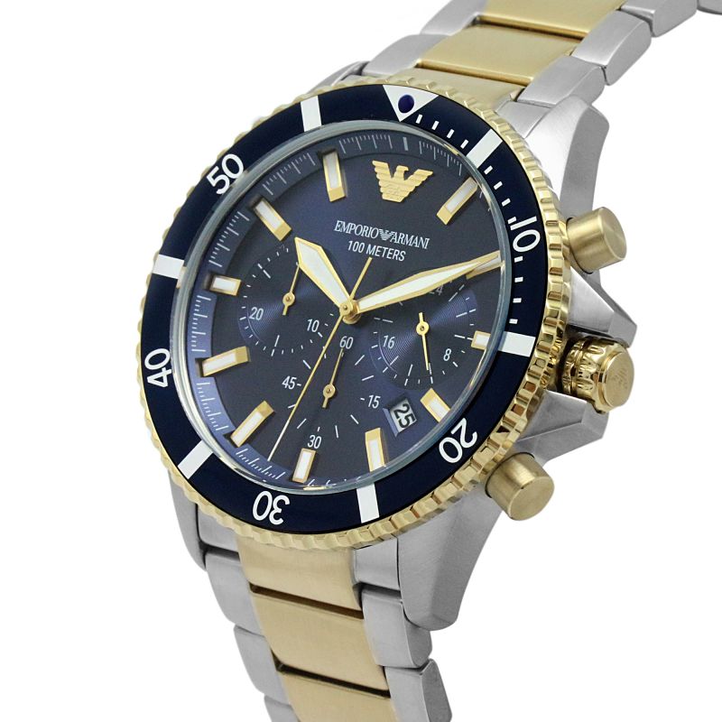 Buy Emporio Armani Mens Quartz Stainless Steel Blue Dial 43mm Watch - Ar11362 in Pakistan