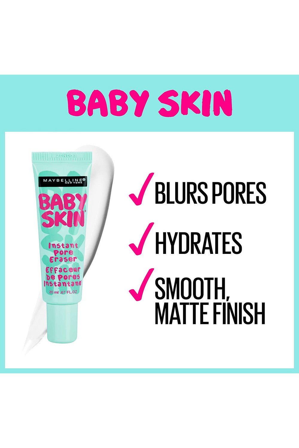 Buy Maybelline Baby Skin Instant Pore Eraser Prime in Pakistan