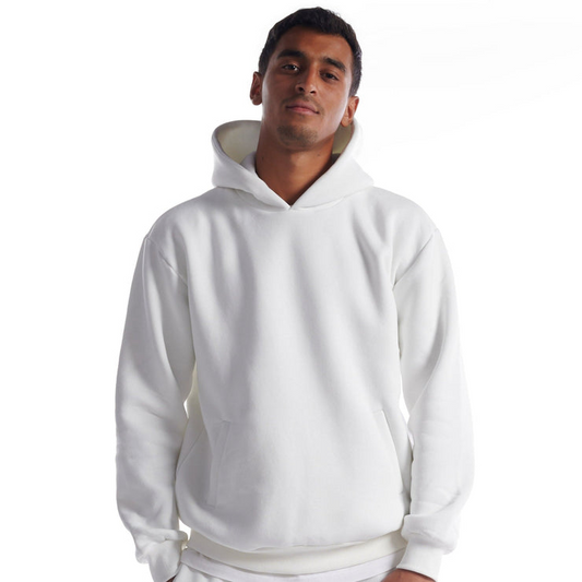 Buy Unisex Basic Plain Hoodie - Off White in Pakistan