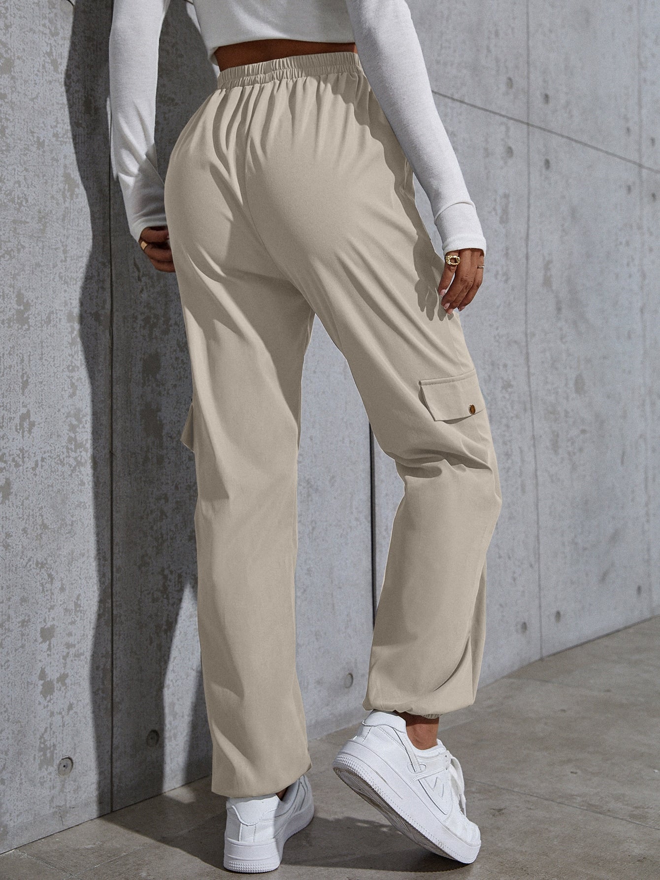 Men Flap Pocket Cargo Pants Without Chain | SHEIN IN