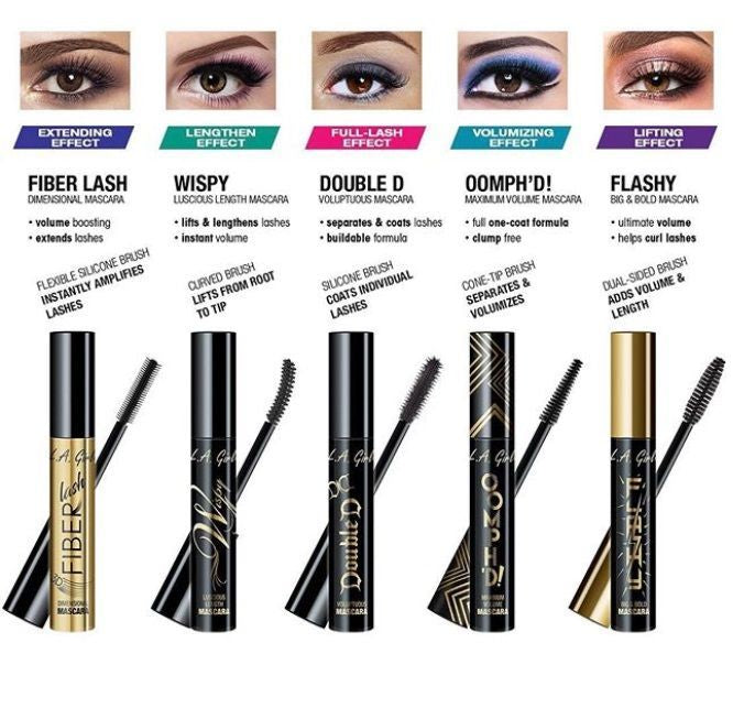 Buy L.A. Girl Cosmetics Flashy Mascara - Jet Black in Pakistan