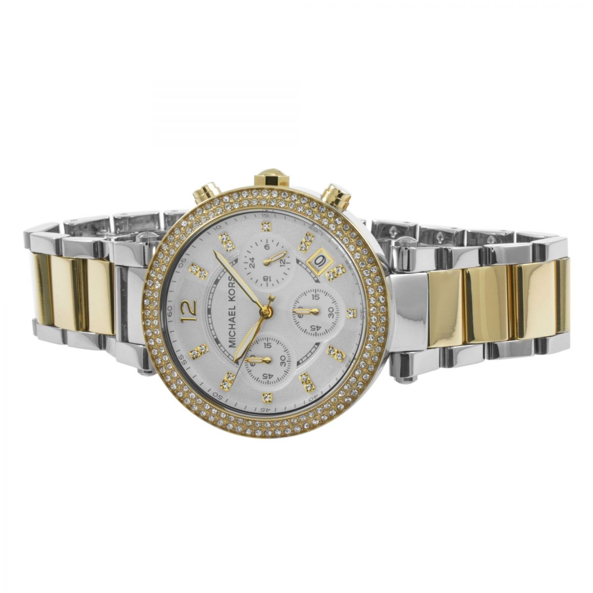 Buy Michael Kors Womens Quartz Parker White Dial Stainless Steel Two-tone Watch - Mk5626 in Pakistan