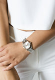 Buy Michael Kors Mini Slim Runway Silver Dial Stainless Steel Watch - MK3514 in Pakistan