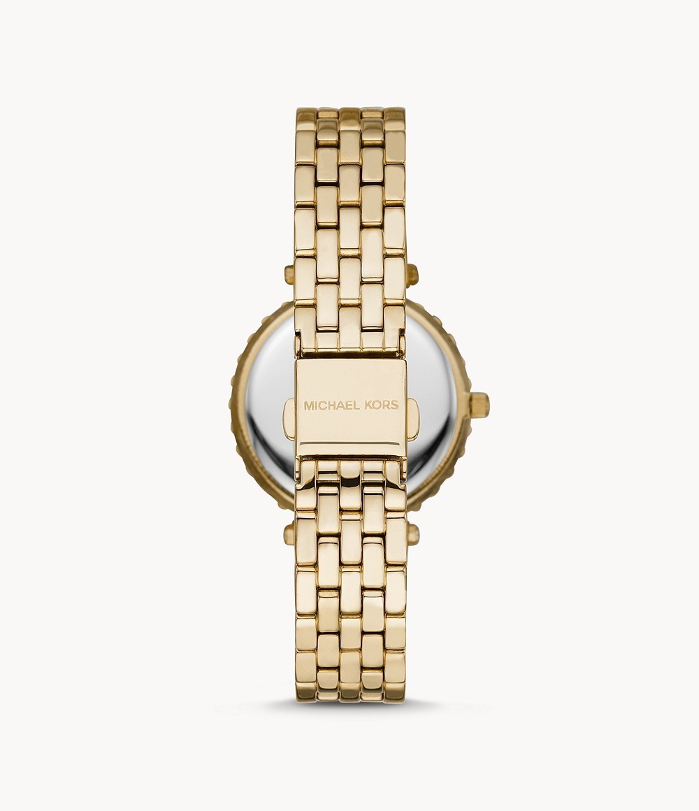 Buy Michael Kors Womens Quartz Darci Gold Stainless Steel Gold Dial 35mm Watch - Mk4513 in Pakistan