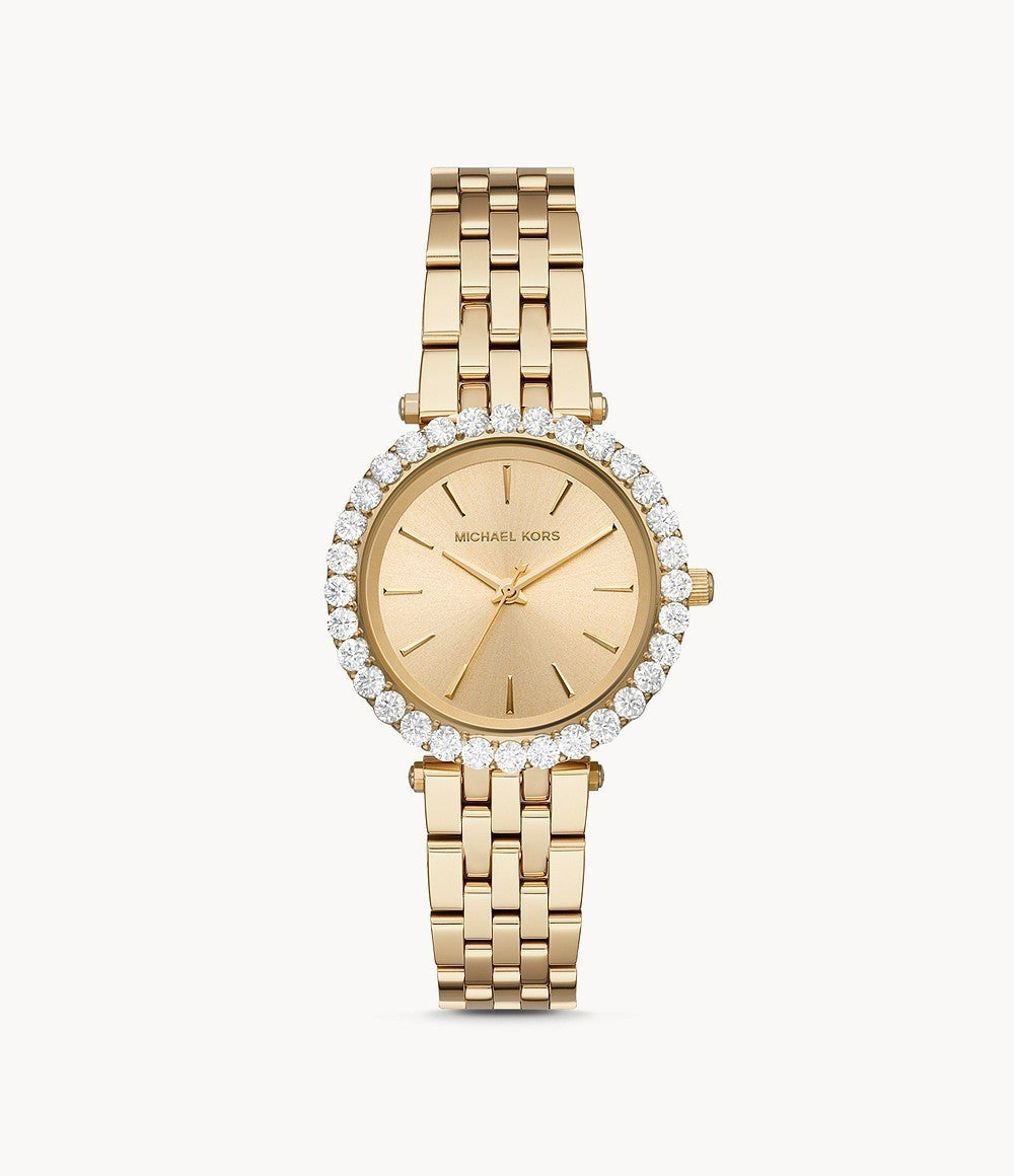 Buy Michael Kors Womens Quartz Darci Gold Stainless Steel Gold Dial 35mm Watch - Mk4513 in Pakistan