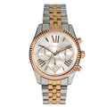 Buy Michael Kors Womens Quartz Lexington Stainless Steel Strap Silver Dial 38mm Watch - Mk5735 in Pakistan