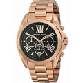 Buy Michael Kors Womens Chronograph Quartz Bradshaw Rose Gold Stainless Steel Black Dial 43mm Watch - Mk5854 in Pakistan