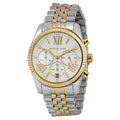 Buy Michael Kors Womens Chronograph Quartz Lexington Two-tone Stainless Steel Silver Dial 38mm Watch - Mk5955 in Pakistan