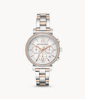 Buy Michael Kors Womens Chronograph Quartz Sofie Stainless Steel White Dial 39mm Watch - Mk6558 in Pakistan