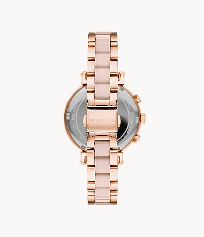 Buy Michael Kors Womens Chronograph Quartz Sofie Stainless Steel Rose Gold Dial 39mm Watch - Mk6560 in Pakistan