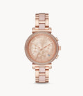 Buy Michael Kors Womens Chronograph Quartz Sofie Stainless Steel Rose Gold Dial 39mm Watch - Mk6560 in Pakistan