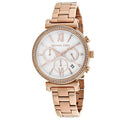 Buy Michael Kors Womens Quartz Sofie Rose Gold Stainless Steel Mother Of Pearl Dial 39mm Watch - Mk6576 in Pakistan