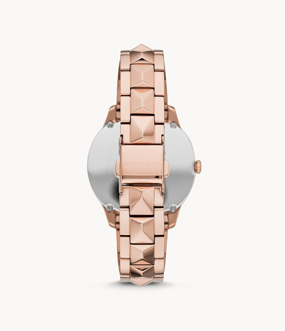 Buy Michael Kors Womens Quartz Runway Mercer Stainless Steel Mother Of Pearl Dial 38mm Watch - Mk6674 in Pakistan