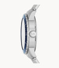 Buy Michael Kors Mens Cunninghum Multifunction Stainless Steel Blue Dial 44mm Watch - Mk7153 in Pakistan