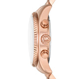 Buy Michael Kors Womens Quartz Lexington Rose Gold Stainless Steel Grey Dial 38mm Watch - Mk7217 in Pakistan