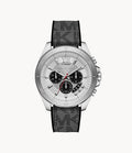 Buy Michael Kors Chronograph Stainless Steel Silver Dial Black Strap Watch for Men - Mk8922 in Pakistan