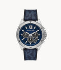 Buy Michael Kors Chronograph Blue Dial Blue Strap Watch for Men - Mk8923 in Pakistan