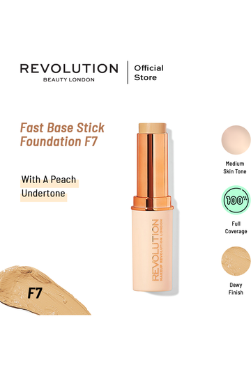 Buy Makeup Revolution Fast Base Stick Foundation F7 in Pakistan