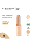 Buy Makeup Revolution Fast Base Stick Foundation F9 in Pakistan