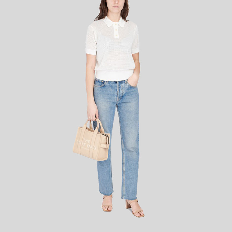 MARC JACOBS Grained Calfskin Mini The Tote Bag Barrier Reef