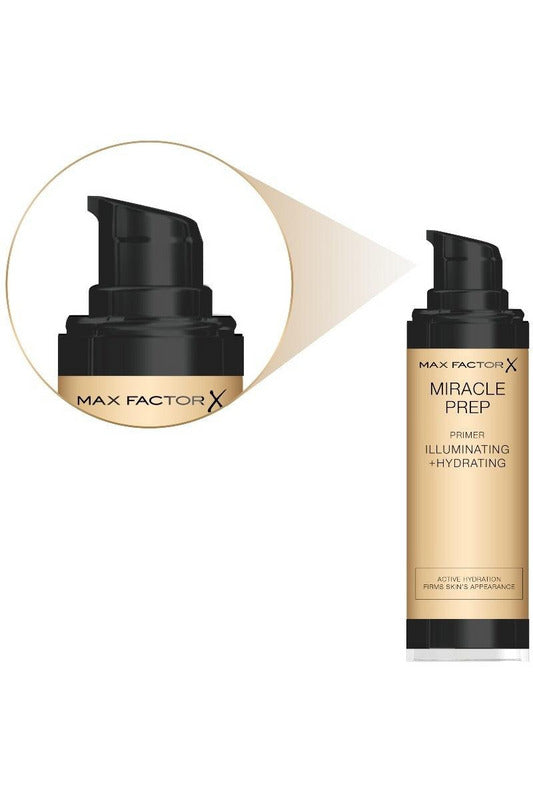 Buy Max Factor Miracle Prep Primer Illuminating + Hydrating - 30ml in Pakistan
