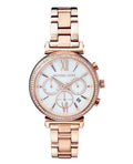 Buy Michael Kors Womens Quartz Sofie Rose Gold Stainless Steel Mother Of Pearl Dial 39mm Watch - Mk6576 in Pakistan