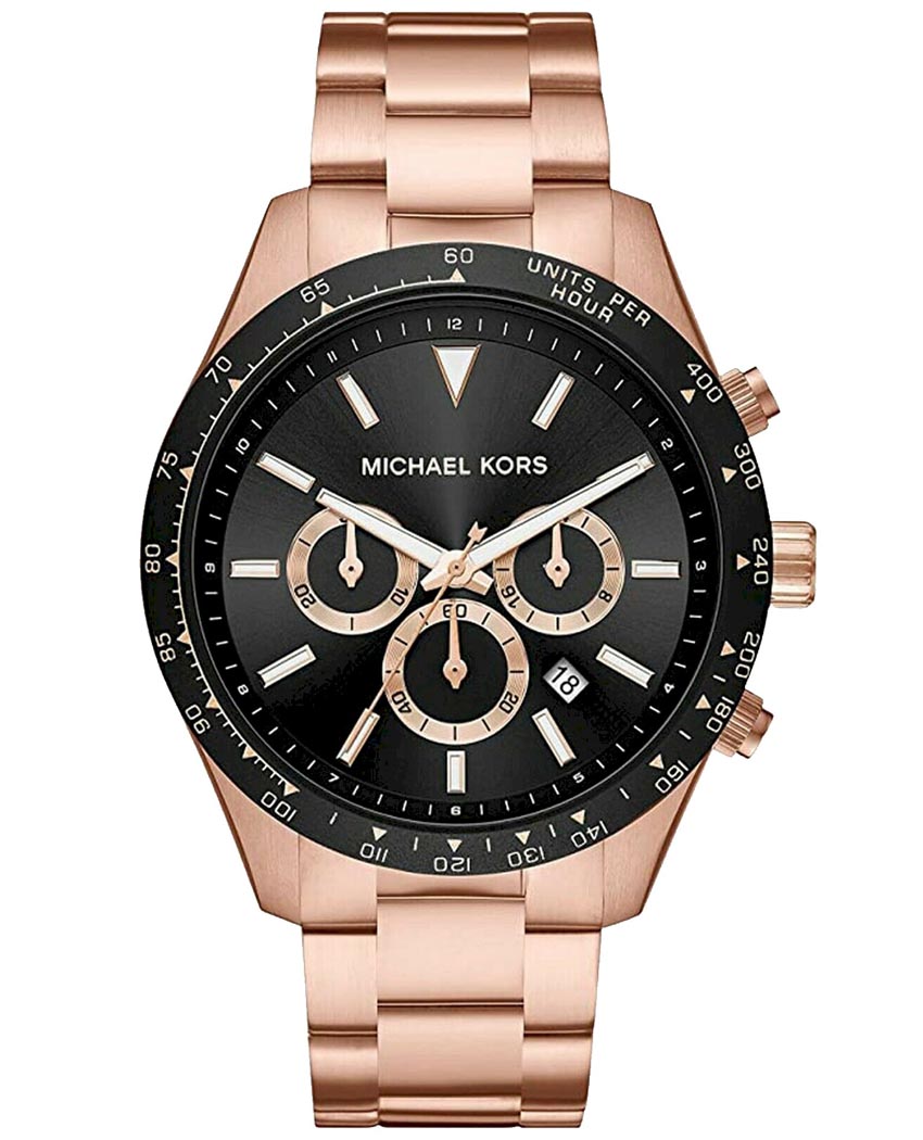 Buy Michael Kors Men’s Quartz Stainless Steel Black Dial 45mm Watch - MK8824 in Pakistan