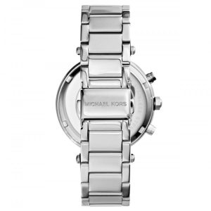 Buy Michael Kors Womens Quartz Parker Silver Stainless Steel Pink Dial 39mm Watch - Mk6105 in Pakistan