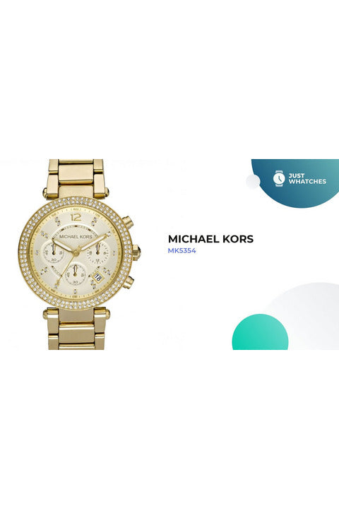 Michael Kors MK5354 Parker champagne Dial Watch inglesefecom