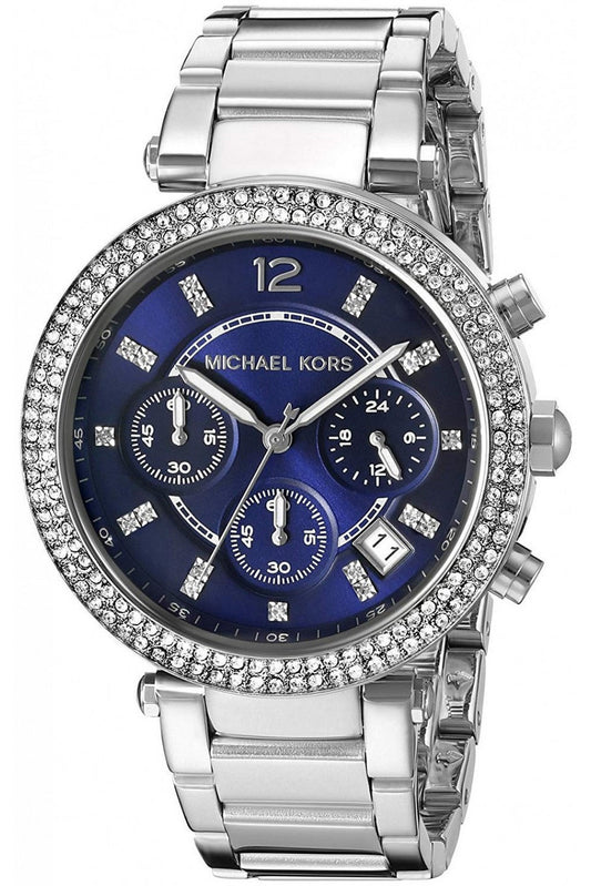 Buy Michael Kors Women’s Quartz Stainless Steel Blue Dial 39mm Watch - 6117 in Pakistan