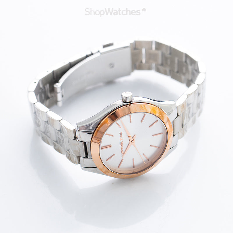 Buy Michael Kors Mini Slim Runway Silver Dial Stainless Steel Watch - MK3514 in Pakistan