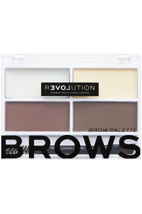 Buy Revolution Relove Colour Cult Brow Palette - Dark in Pakistan