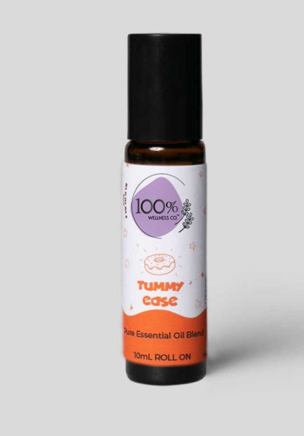 Buy 100 Percent Wellness Tummy Ease Jr Essential Oil Roll-on Blend - 10ml in Pakistan