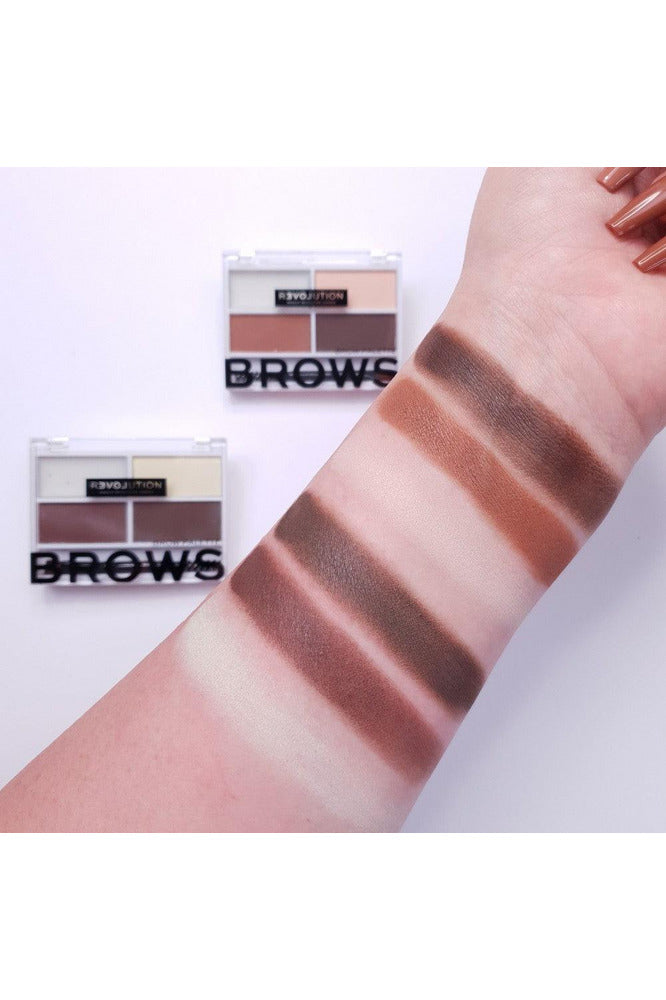 Buy Revolution Relove Colour Cult Brow Palette - Dark in Pakistan