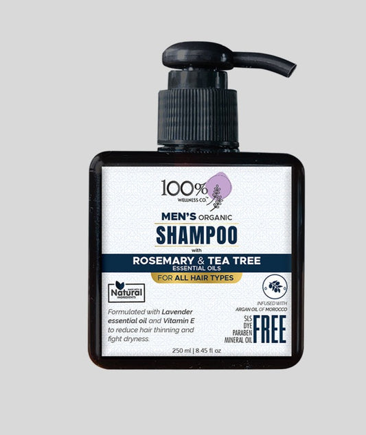 Buy 100 Percent Wellness Men's Shampoo - 250ml in Pakistan
