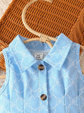 Buy SHEIN Baby Girl Allover Heart Print Shirt Dress & Hat in Pakistan