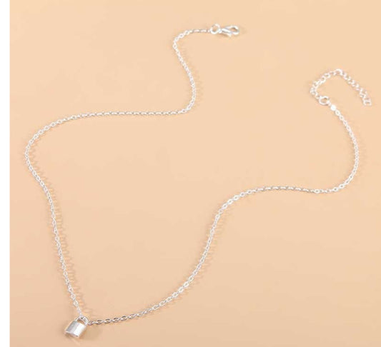 Buy Bling On Jewels Tiny Padlock Pendant - Silver in Pakistan