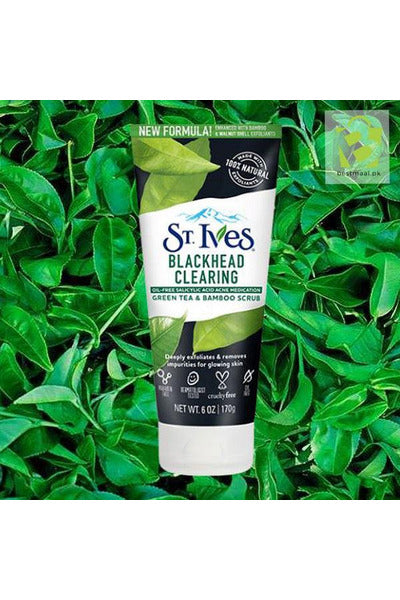 Buy St Ives Blackhead Clearing Green Tea Face Scrub - 170G in Pakistan