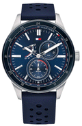 Buy Tommy Hilfiger Quartz Blue Silicone Strap Blue Dial 44mm Watch for Men - 1791635 in Pakistan