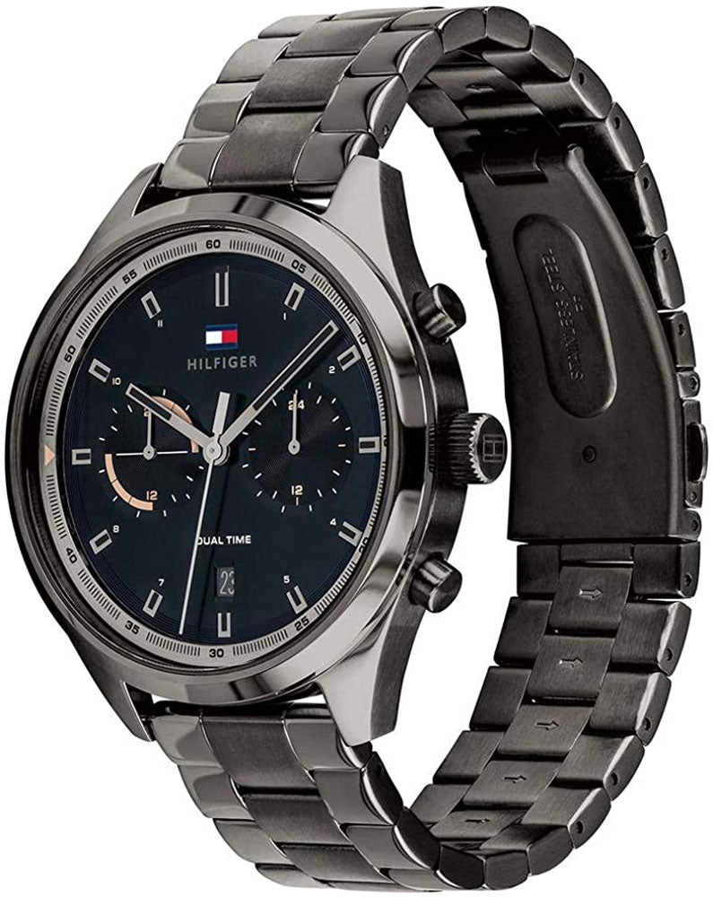 Buy Tommy Hilfiger Mens Quartz Stainless Steel Grey Dial 44mm Watch - 1791727 in Pakistan