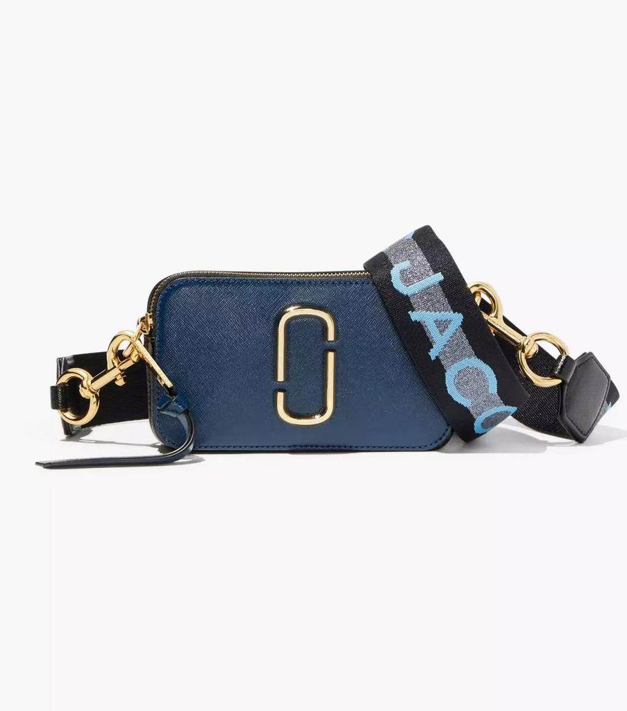 Marc Jacobs Navy Small Snapshot Bag in Blue