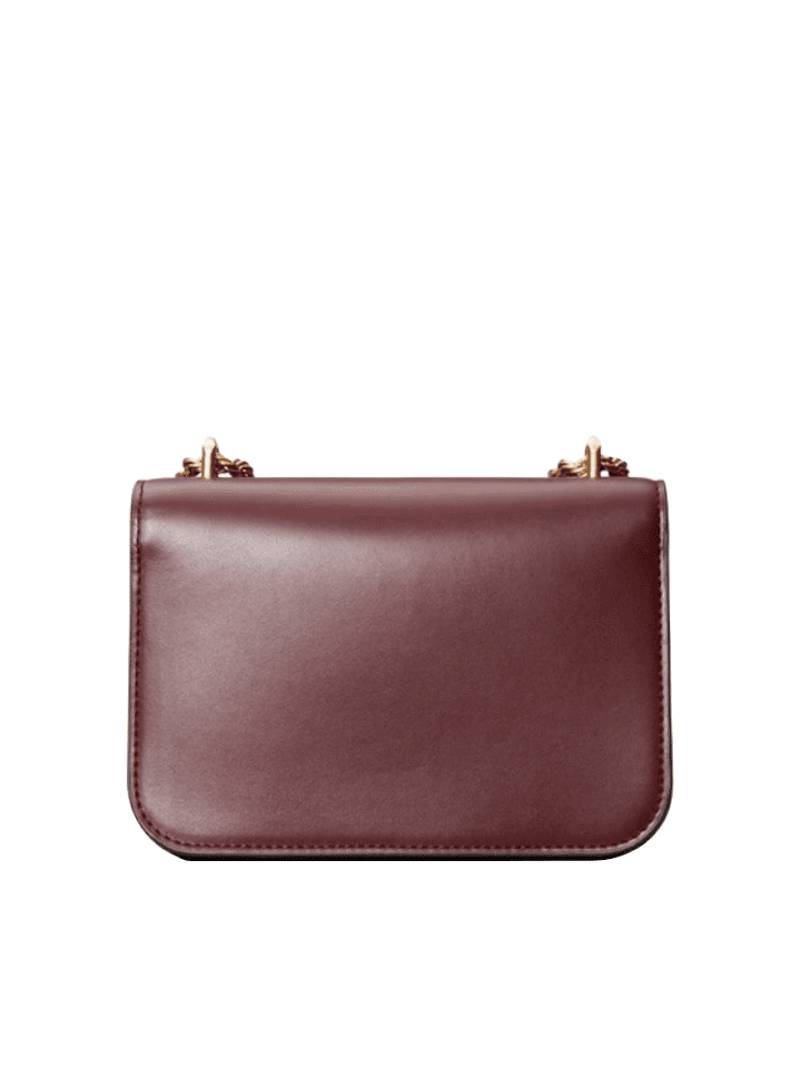 Buy Tory Burch Eleanor Small Convertible Shoulder Small Bag - Claret in Pakistan