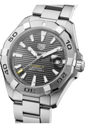 Buy TAG Heuer Aquaracer Calibre 5 Automatic Grey Dial Silver Steel Strap Watch for Men - WBD2113.BA0928 in Pakistan