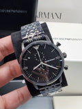 Buy Emporio Armani Mens Chronograph Quartz Stainless Steel Black Dial 38mm Watch - Ar1934 in Pakistan