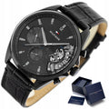 Buy Tommy Hilfiger Quartz Leather Strap Black Dial 44mm Watch for Men - 1710452 in Pakistan