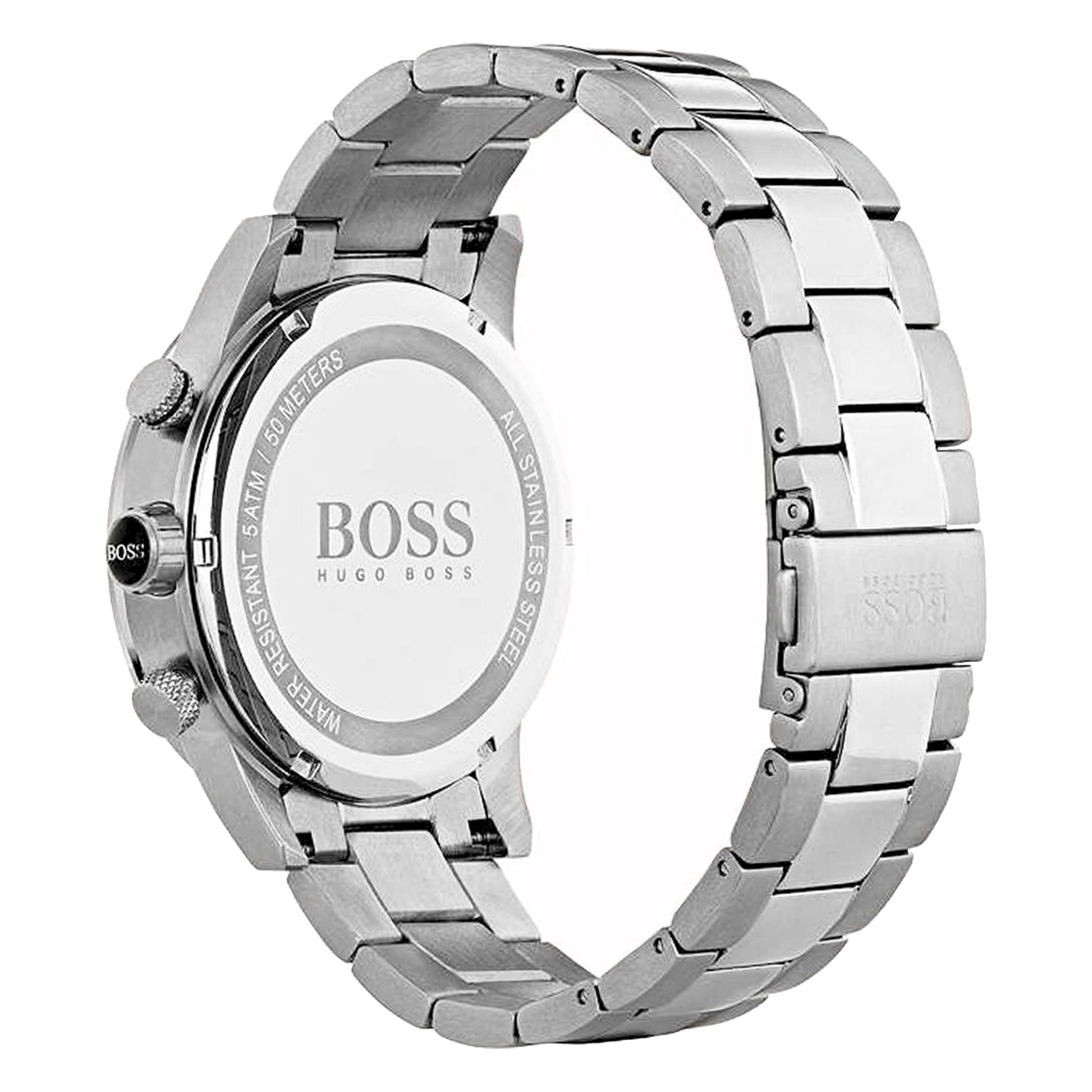 Buy Hugo Boss Mens Chronograph Quartz Rafale Stainless Steel Silver Dial Watch - 1513511 in Pakistan