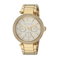 Buy Michael Kors Womens Quartz Parker Gold Stainless Steel White Dial 38mm Watch - Mk5780 in Pakistan