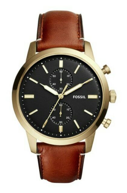 Buy Fossil Men's Chronograph Leather Band Black Dial Watch FS5338 in Pakistan