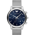 Buy Emporio Armani Men’s Chronograph Quartz Stainless Steel Blue Dial 43mm Watch - AR80038 in Pakistan