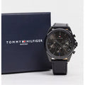 Buy Tommy Hilfiger Quartz Leather Strap Black Dial 44mm Watch for Men - 1710452 in Pakistan